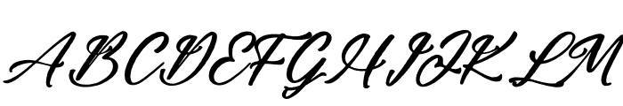 Letterland Italic Font UPPERCASE