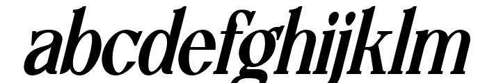 Lettertype Bold Italic Font LOWERCASE