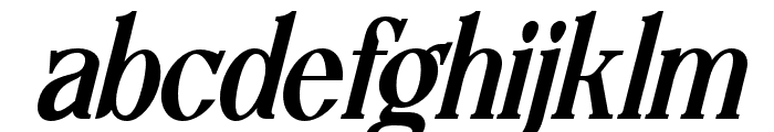 Lettertype-BoldItalic Font LOWERCASE