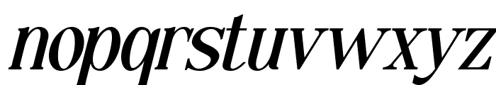 Lettertype SemiBold Italic Font LOWERCASE