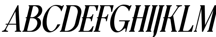 Lettertype-SemiBoldItalic Font UPPERCASE