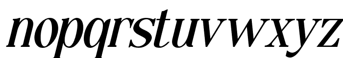 Lettertype-SemiBoldItalic Font LOWERCASE