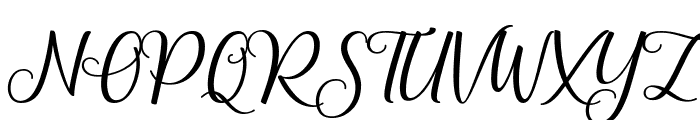 Lettias Font UPPERCASE