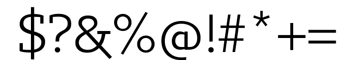Lev Serif Light Font OTHER CHARS