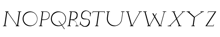 Levania Serif Font UPPERCASE