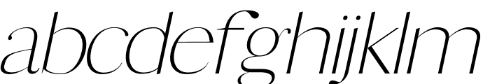 Levon Italic Font LOWERCASE