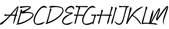 Lhiffana Font UPPERCASE