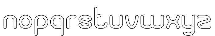 Liberate-Hollow Font LOWERCASE