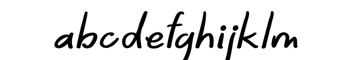 Liberation Font LOWERCASE