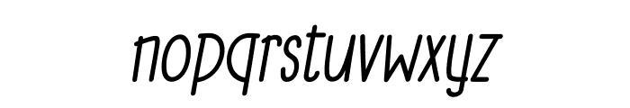 Library Italic Font LOWERCASE