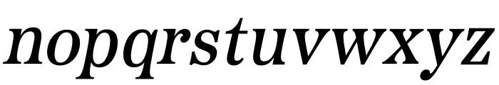Libreville Italic Font LOWERCASE