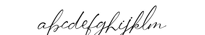 Lifogia Script Font LOWERCASE