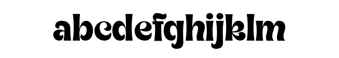 Ligaflow-Regular Font LOWERCASE