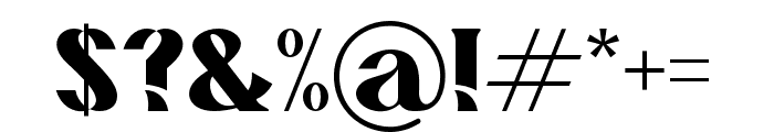 Ligerid-Regular Font OTHER CHARS