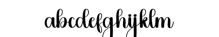 Lighning Font LOWERCASE