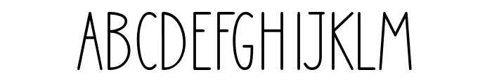 Light & Glow Font UPPERCASE