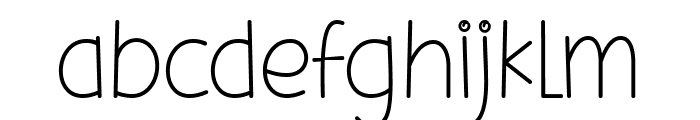 Light Talk Font LOWERCASE