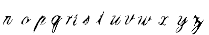 Light-legacy Handwrit Font LOWERCASE