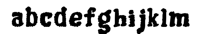 LightCloudy-Regular Font LOWERCASE