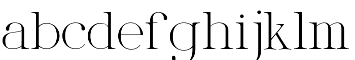 Lightly Sailler Font LOWERCASE