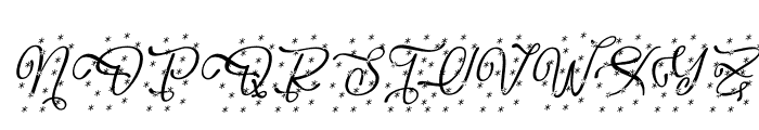 Lightning Christmas Italic Italic Font UPPERCASE