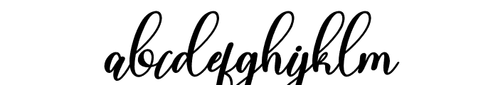 Lightover Italic Font LOWERCASE