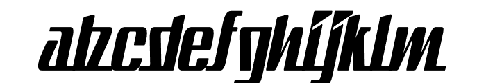 Lightspeed2-Regular Font LOWERCASE