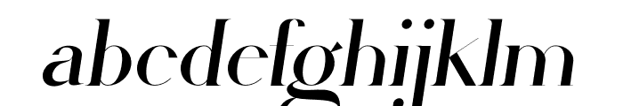 Ligtra Italic Font LOWERCASE