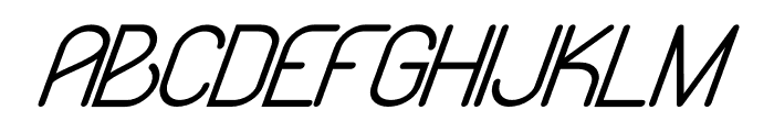 Likeguard Italic Font UPPERCASE