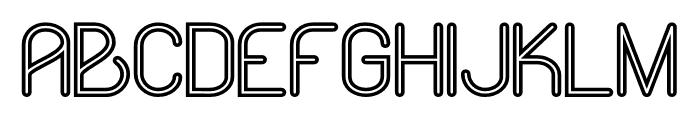 Likeguard Line Font LOWERCASE