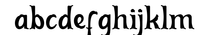Lilac Satin Font LOWERCASE