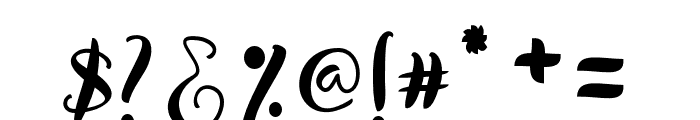 LilacScript Font OTHER CHARS