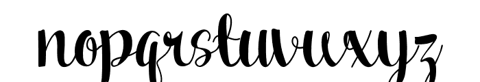 Liliana Weirtsberg Font LOWERCASE