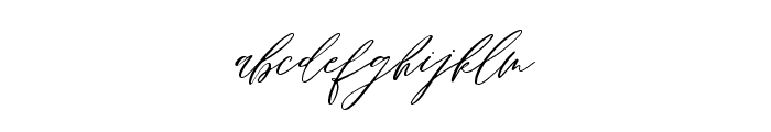 Lillian Melody Regular Font LOWERCASE