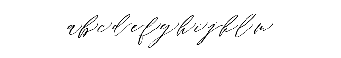Lillian Melody Swashes Font LOWERCASE