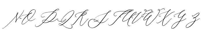 LillianMelody-Regular Font UPPERCASE