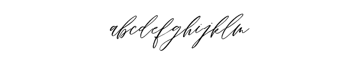 LillianMelody-Regular Font LOWERCASE