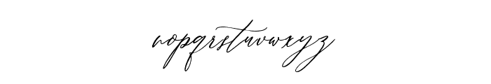LillianMelody-Regular Font LOWERCASE