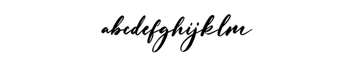 Lillyfleurs Font LOWERCASE