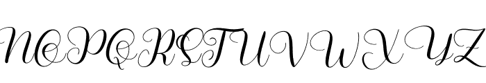 Lily Turin Font UPPERCASE