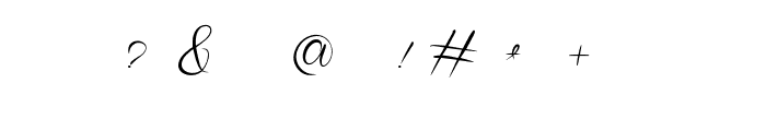 LilyAdam-Regular Font OTHER CHARS