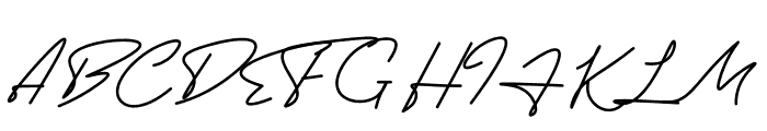 Limbathude Script Font UPPERCASE