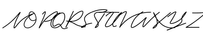 Limbathude Script Font UPPERCASE