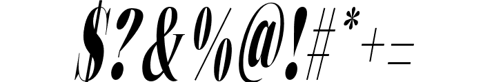 Limeng-Italic Font OTHER CHARS