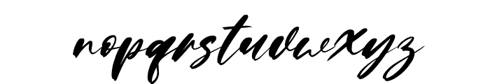Limited Edition Italic Font LOWERCASE