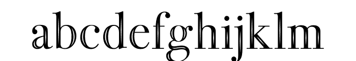 Limoges Font LOWERCASE