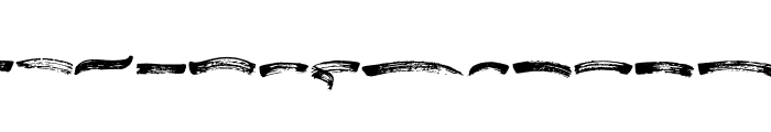 LincahBrushUnderlines Font UPPERCASE