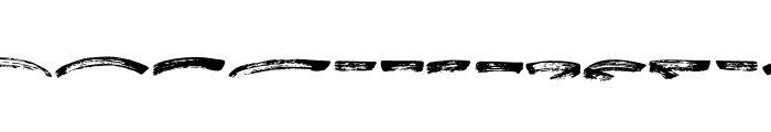 LincahBrushUnderlines Font UPPERCASE