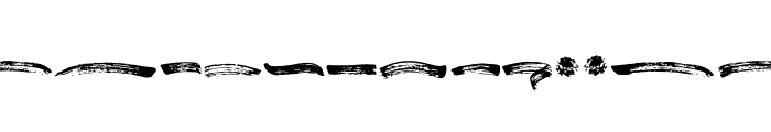 LincahBrushUnderlines Font LOWERCASE