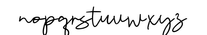 LindgenSignature-Regular Font LOWERCASE